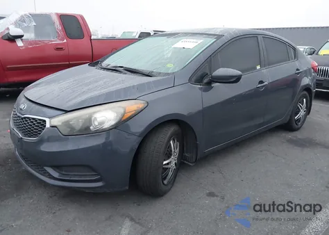 2016 Kia Forte Lx из США, поврежденный, VIN KNAFK4A65G5609254